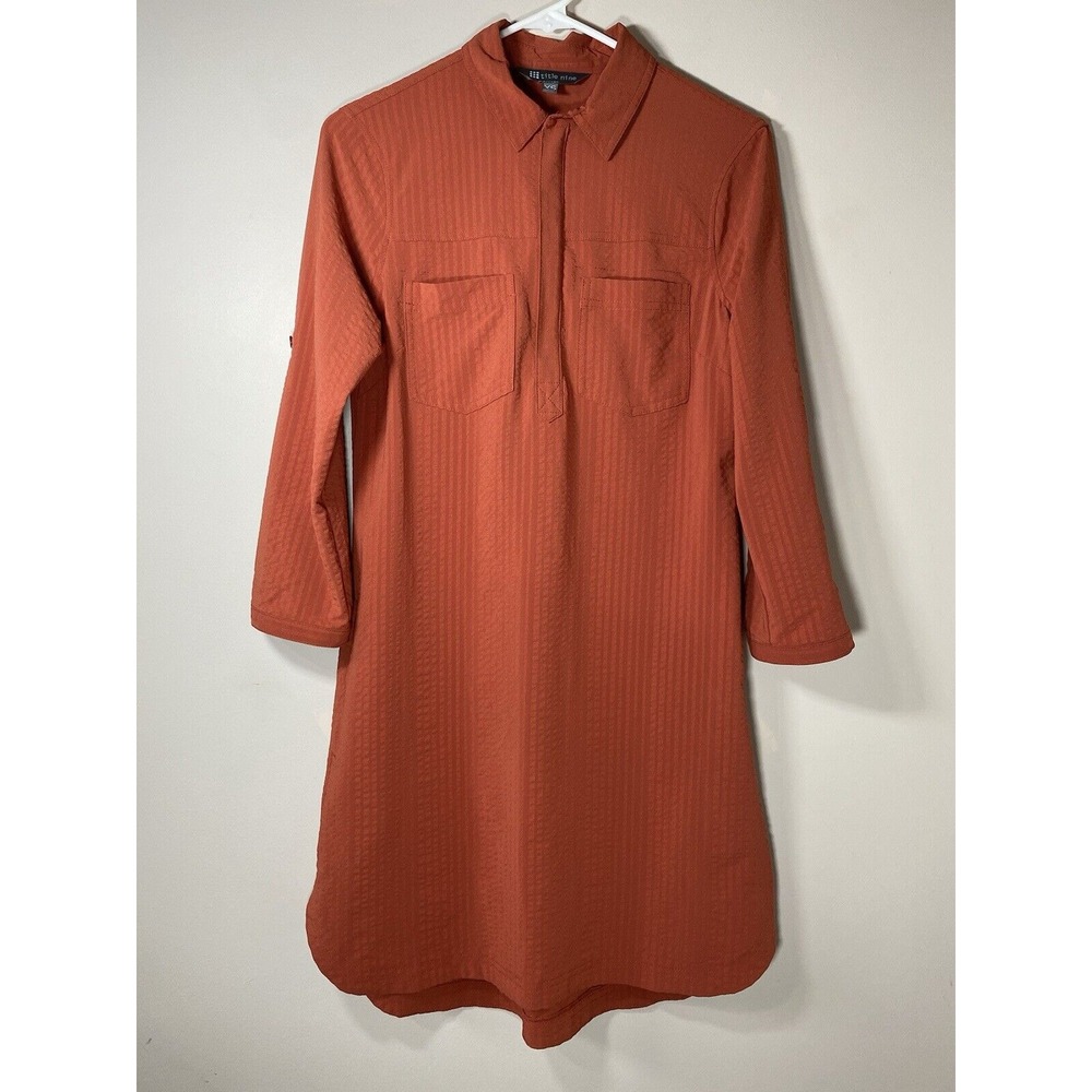 Title Nine Shirt Dress Women's XS Athletic Orange Outdoor Gorpcore Adventurista‎